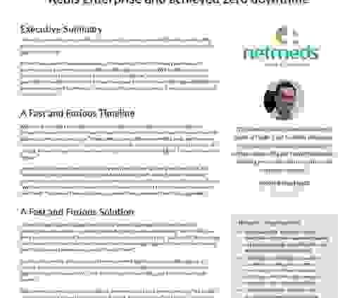 Netmeds Brings High Availability to Its Online Pharmaceutical Marketplace with Redis Enterprise