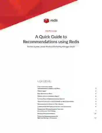A Quick Guide to Recommendations Using Redis