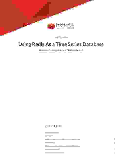 Redis White Paper | Using Redis As a Time Series Database