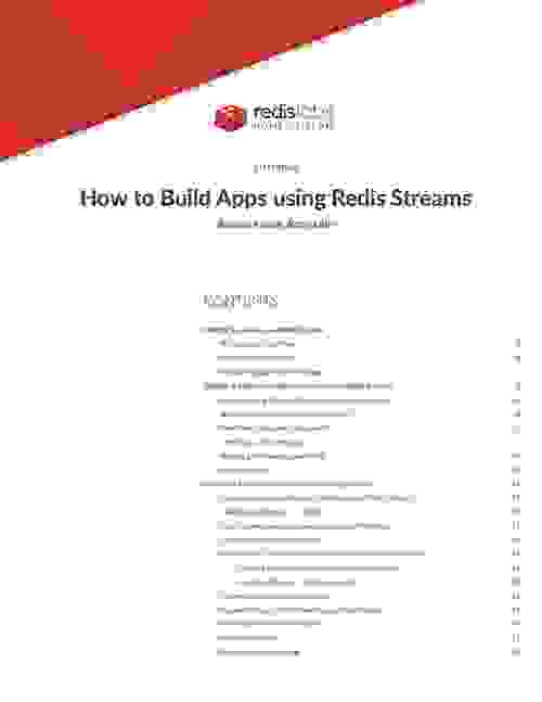 How to Build Apps using Redis Streams