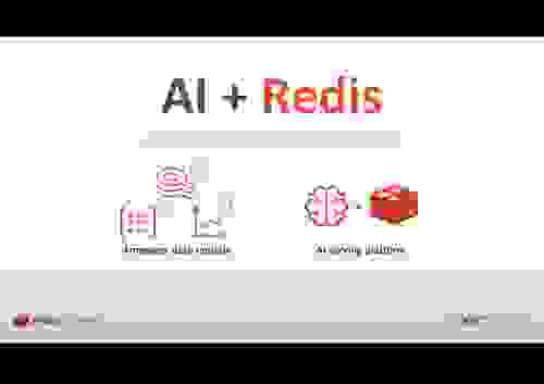 Morning keynote, segment on Redis AI - RedisConf 2020