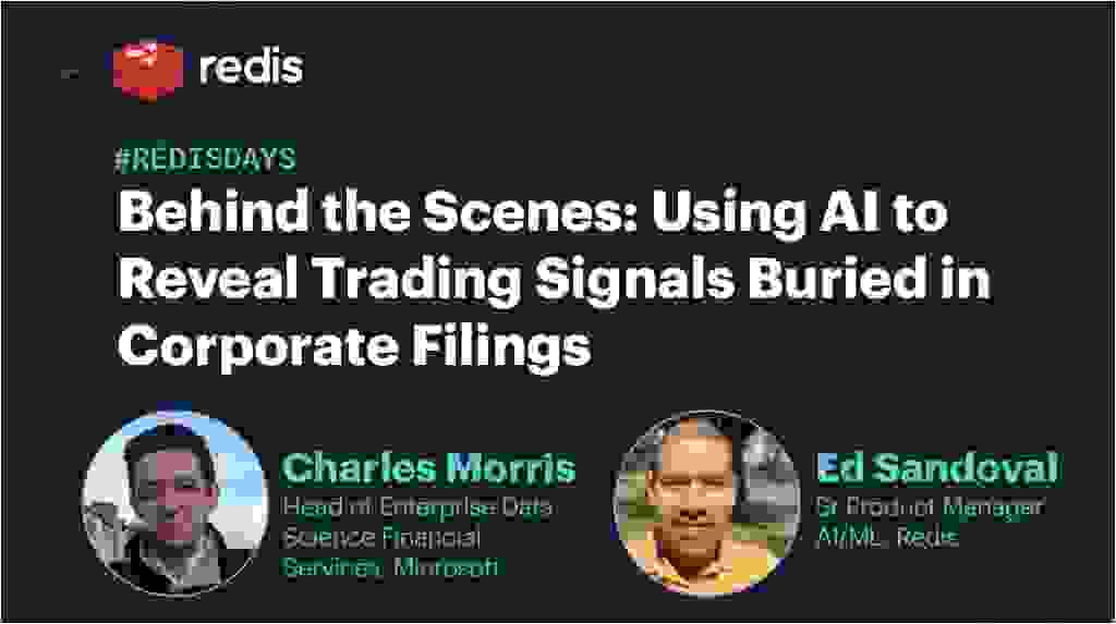 Behind the Scenes: Using AI to reveal trading signals buried in corporate filings
