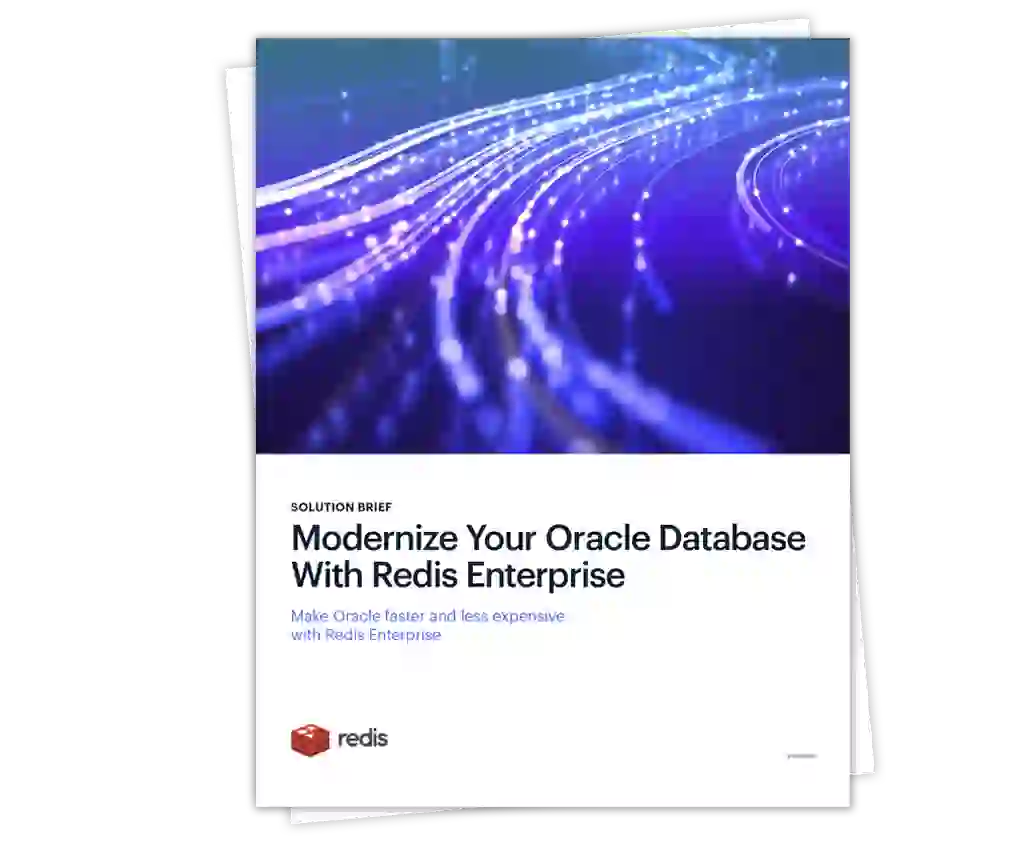 Modernize your Oracle Database with Redis Enterprise Solution Brief