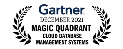 Gartner Magic Quadrant for Cloud DBMS 2021