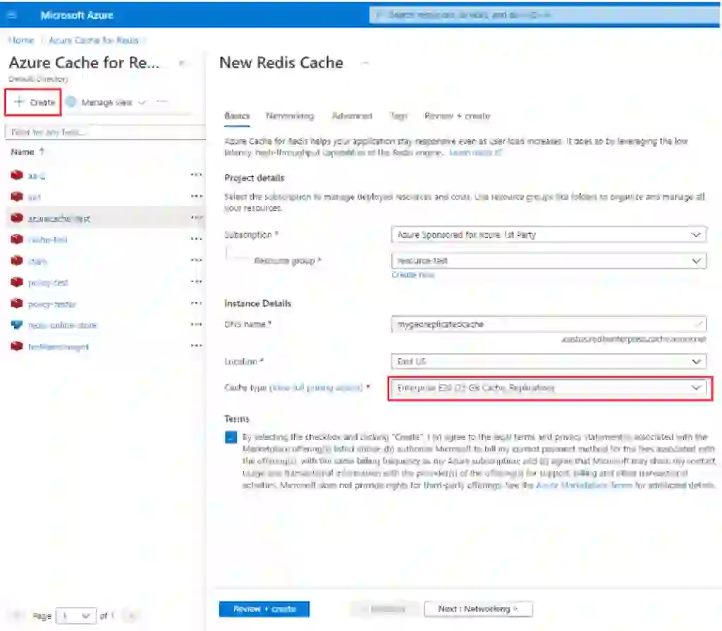 Image of Azure Cache for Redis