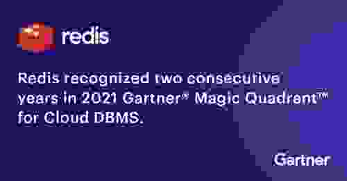 Redis 2021 Gartner Magic Quadrant for Cloud DBMS social image