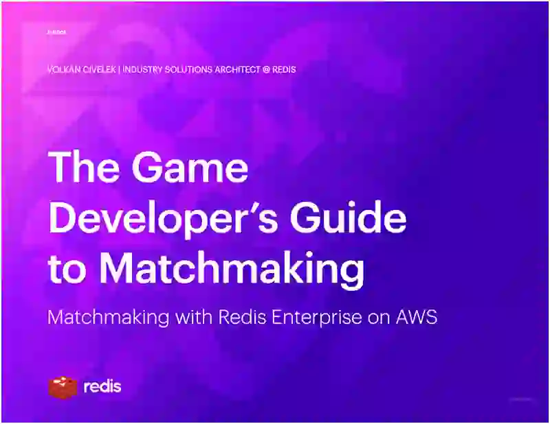 The Game Developer’s Guide to Matchmaking Ebook by Redis