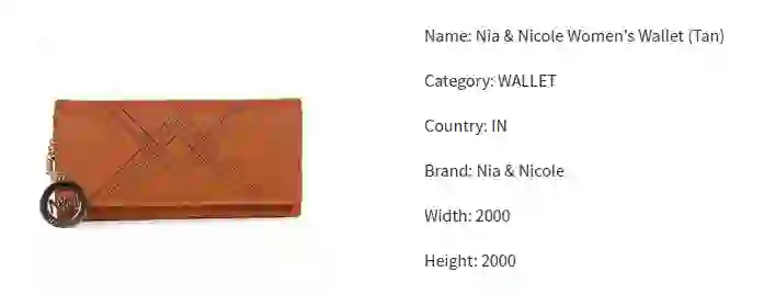 nia and nicole womens wallet