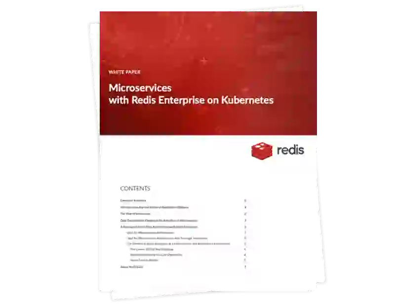 Redis White Paper | Microservices with Redis Enterprise on Kubernetes