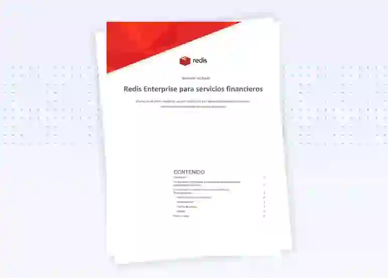 Redis White Paper | Redis Enterprise para servicios financieros