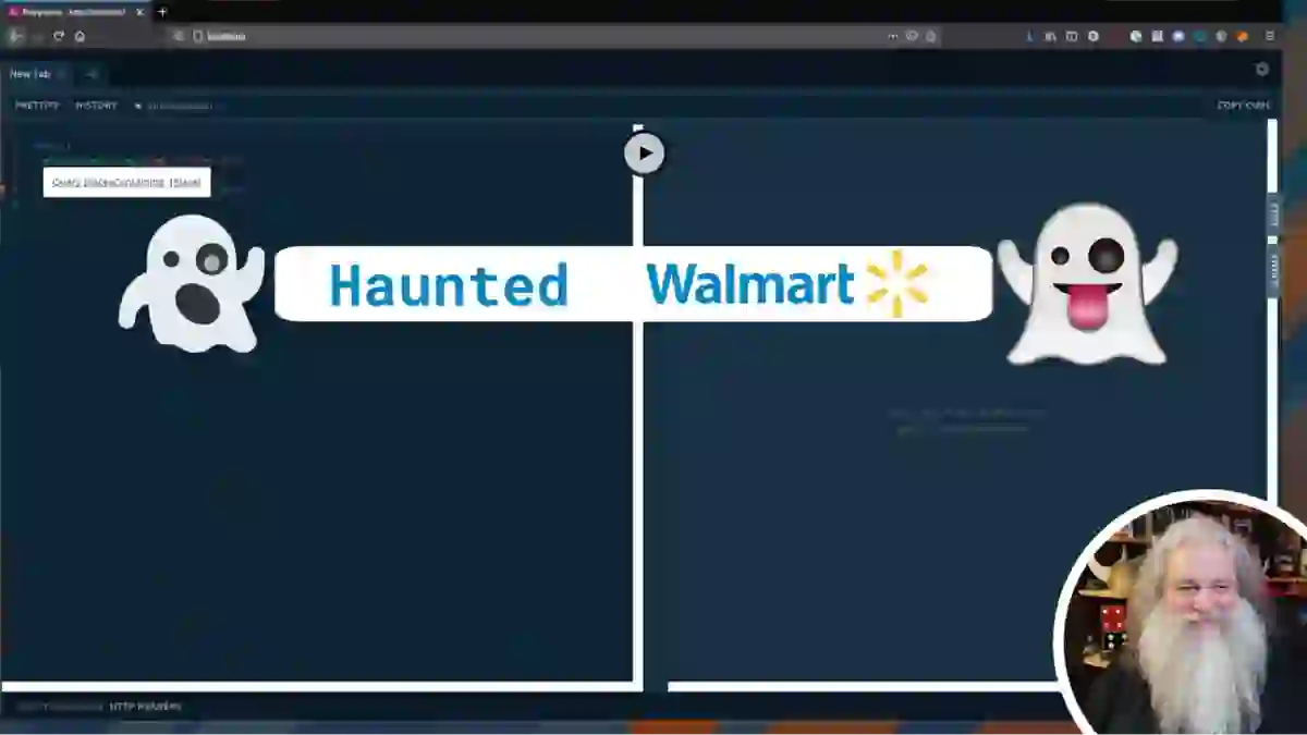 a graphql demo of haunted Walmart locations.
