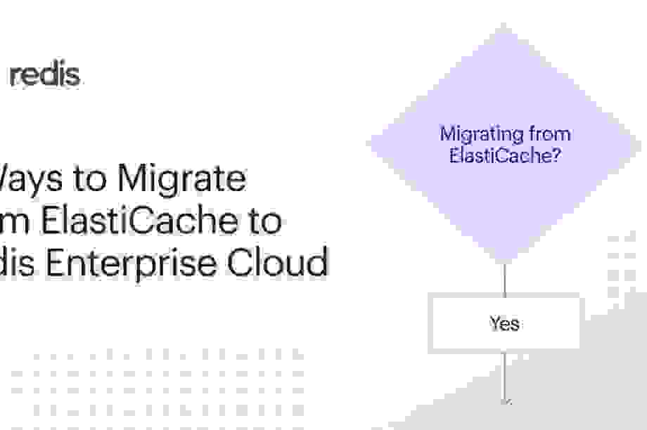 Redis | 3 Ways to Migrate From ElastiCache to Redis Enterprise Cloud